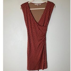 Vtg Diane Von Furstenberg Wrap Midi Dress